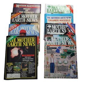 The Mother Earth News Magazine Lot of 8 Issues 1986 87 Special Edition Homestead